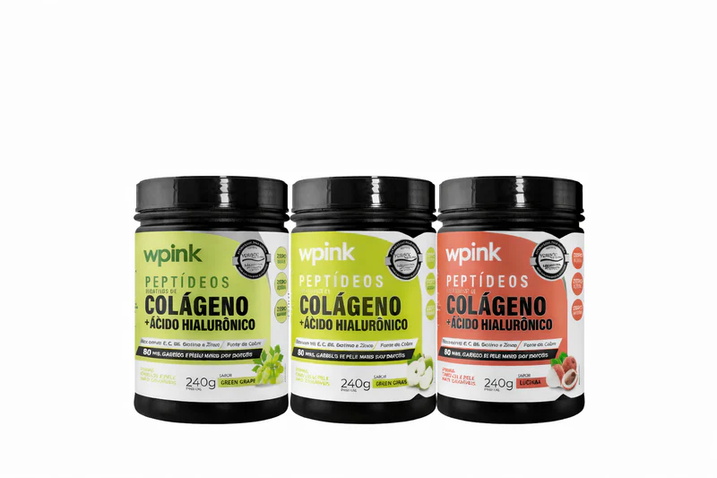 kit wpink colágeno + ácido hialurônico - wp