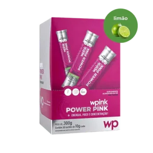 power pink de limão - pré-treino - 300g - wp