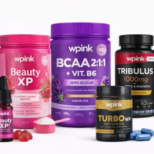 kit beauty & power: colágeno + bcaa + tribulus + turbo - wp