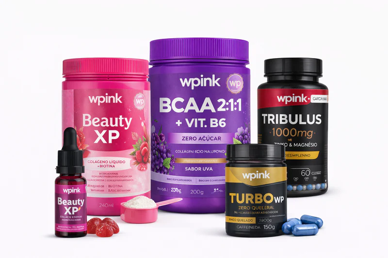 kit beauty & power: colágeno + bcaa + tribulus + turbo - wp