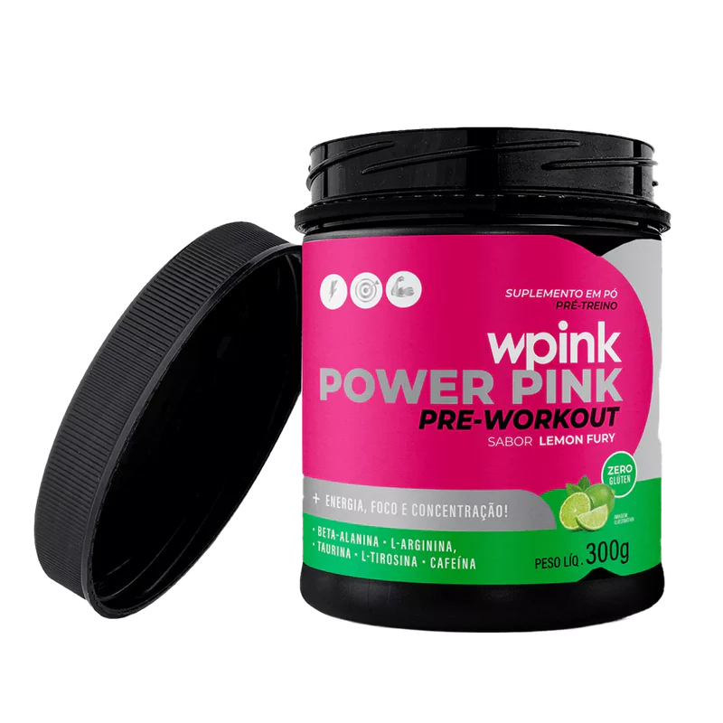 super power pink de limão - pré-treino – 300g - wp - Imagem 2