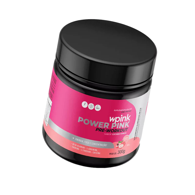 super power pink de lichia - pré-treino – 300g - wp - Imagem 3