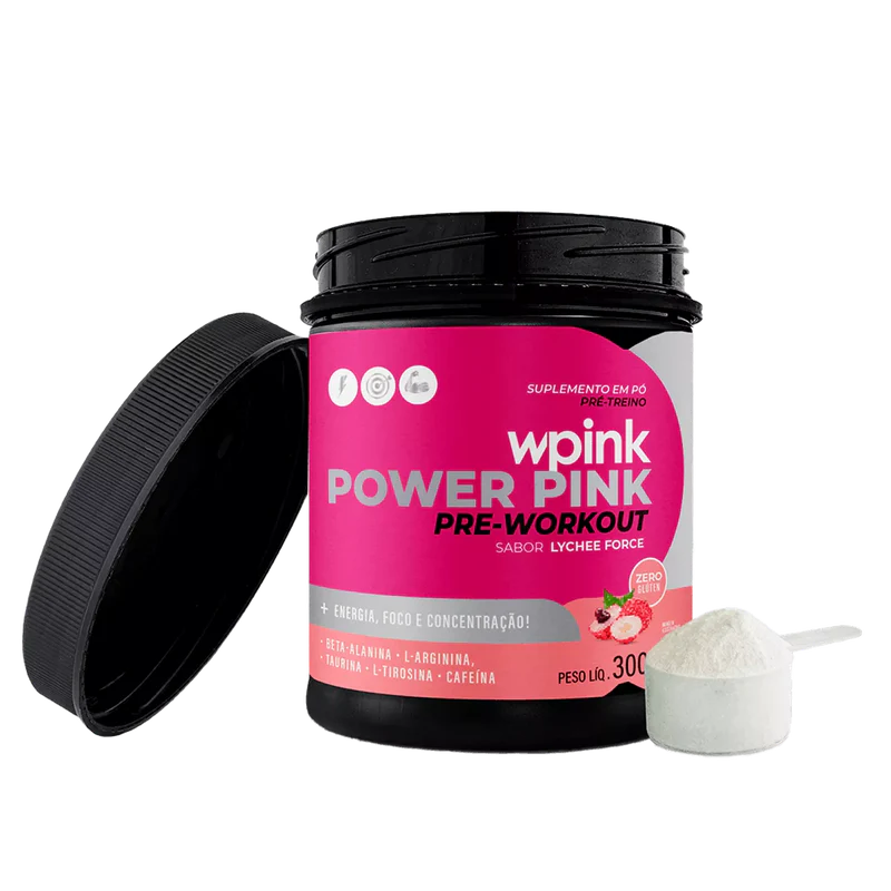 super power pink de lichia - pré-treino – 300g - wp - Imagem 4