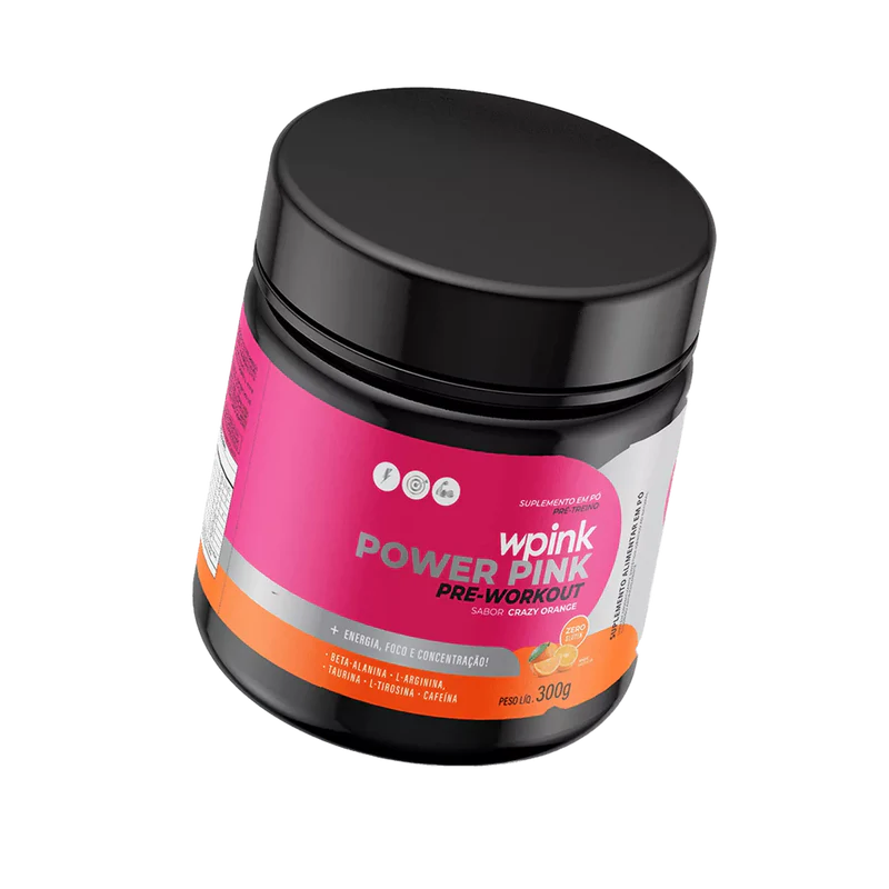 super power pink de laranja - pré-treino - 300g - wp - Imagem 3