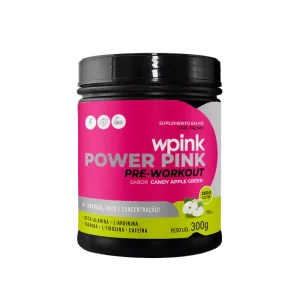 super power pink de maçã verde - pré-treino - 300g - wp