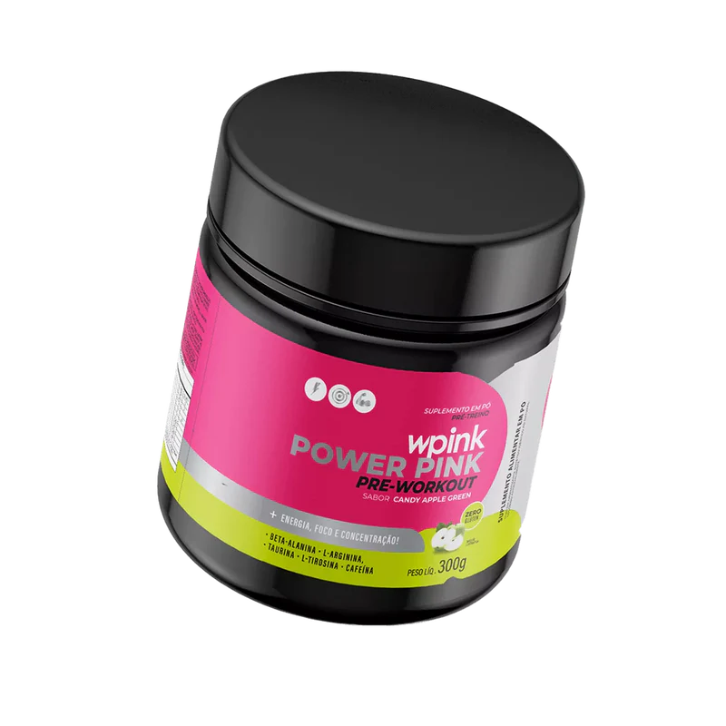 super power pink de maçã verde - pré-treino - 300g - wp - Imagem 3