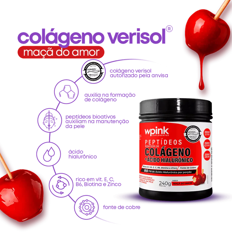colágeno de maçã do amor - 240g - the supply – wp - Imagem 2