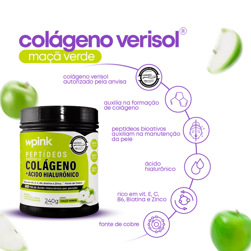 colágeno de maçã verde - 240g - the supply - wp - Imagem 2