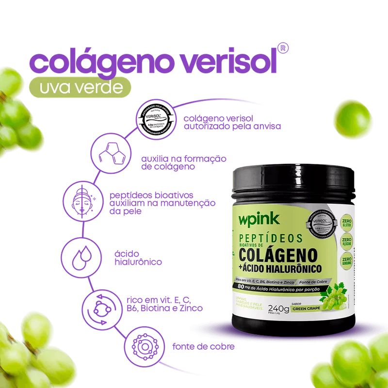 colágeno de uva verde - 240g - the supply - wp - Imagem 2