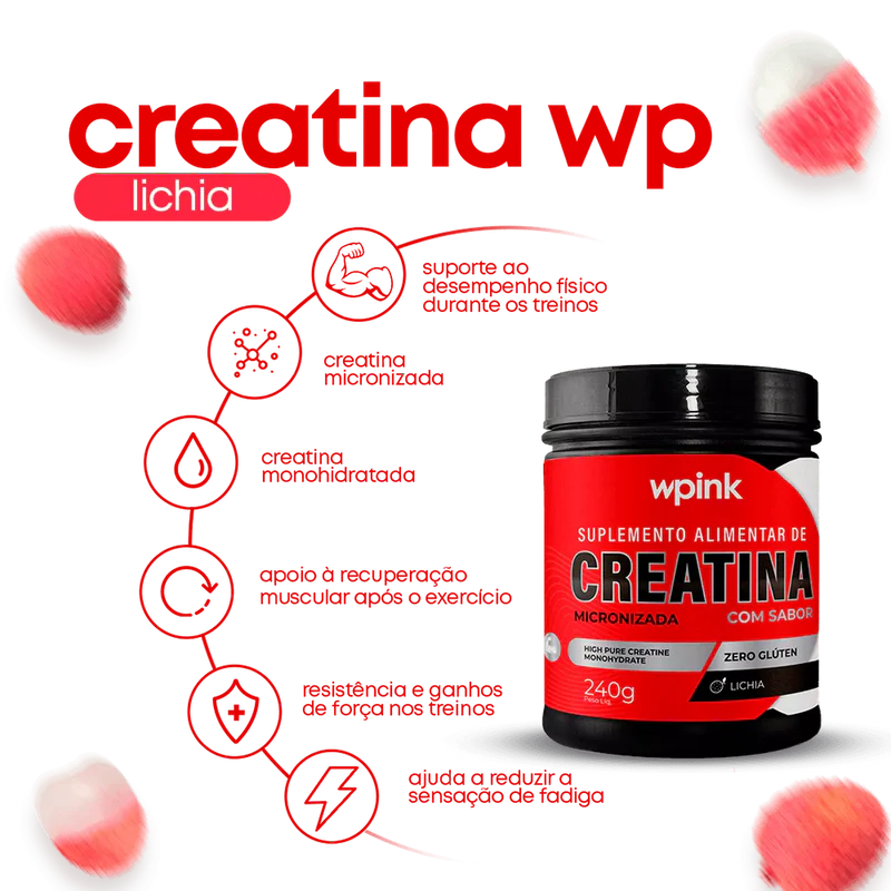 creatina de lichia - 240g - wp - Imagem 2