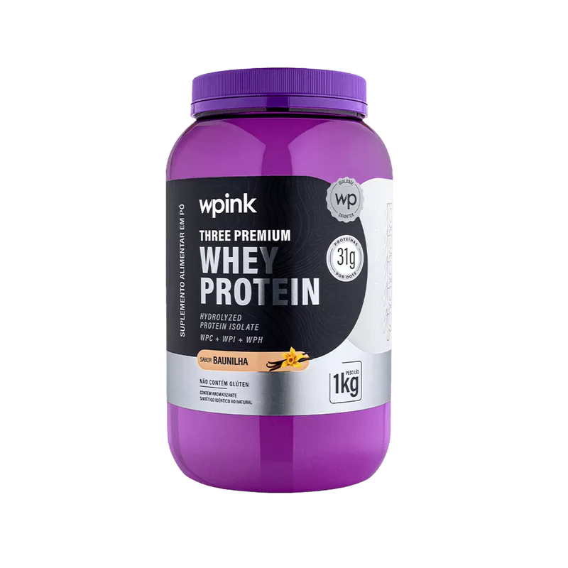 three premium whey protein baunilha 3w - (1kg) - wp