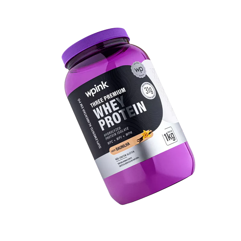 three premium whey protein baunilha 3w - (1kg) - wp - Imagem 5
