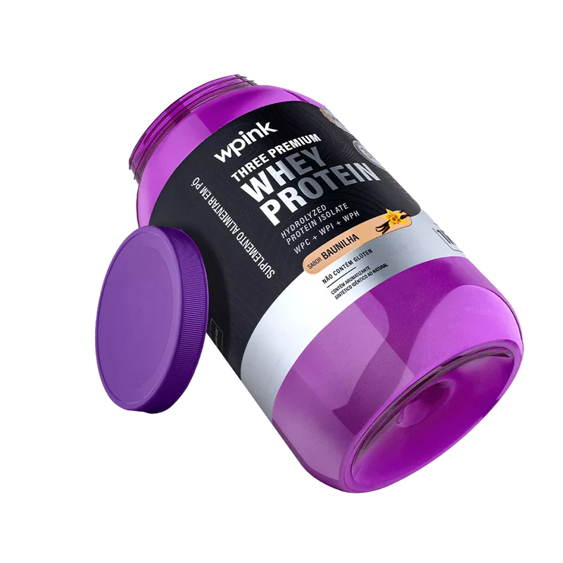 three premium whey protein baunilha 3w - (1kg) - wp - Imagem 6