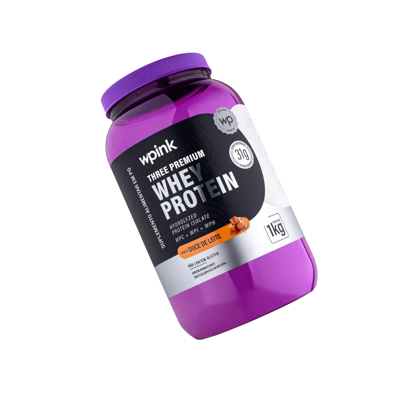 three premium whey protein doce de leite 3w - (1kg) - wp - Imagem 5