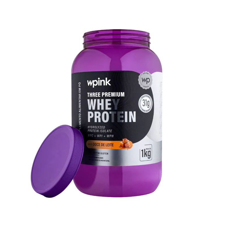 three premium whey protein doce de leite 3w - (1kg) - wp - Imagem 7