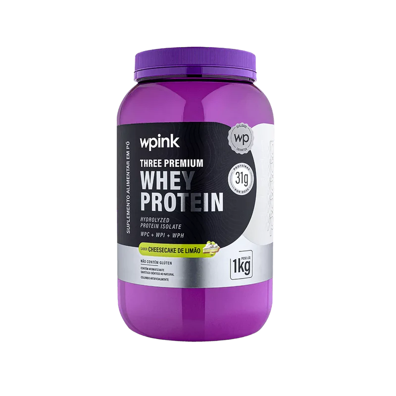 three premium whey protein cheesecake de limão 3w - (1kg) - wp