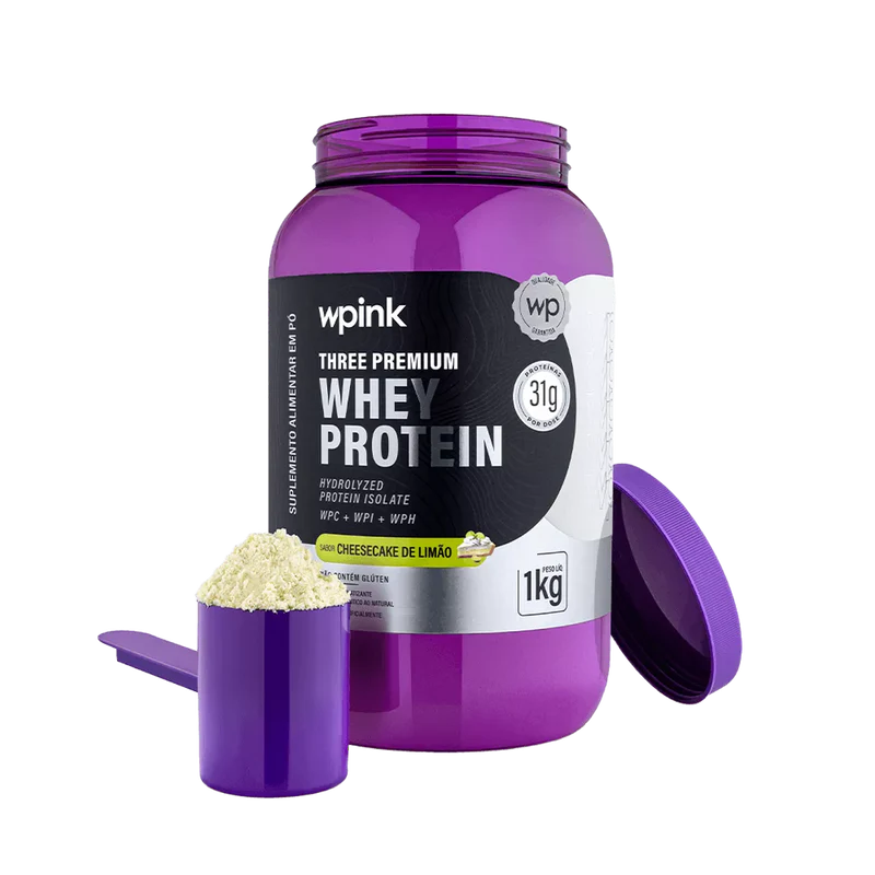 three premium whey protein cheesecake de limão 3w - (1kg) - wp - Imagem 4