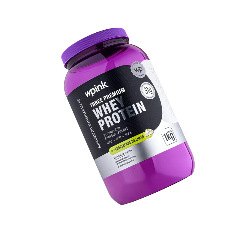 three premium whey protein cheesecake de limão 3w - (1kg) - wp - Imagem 5