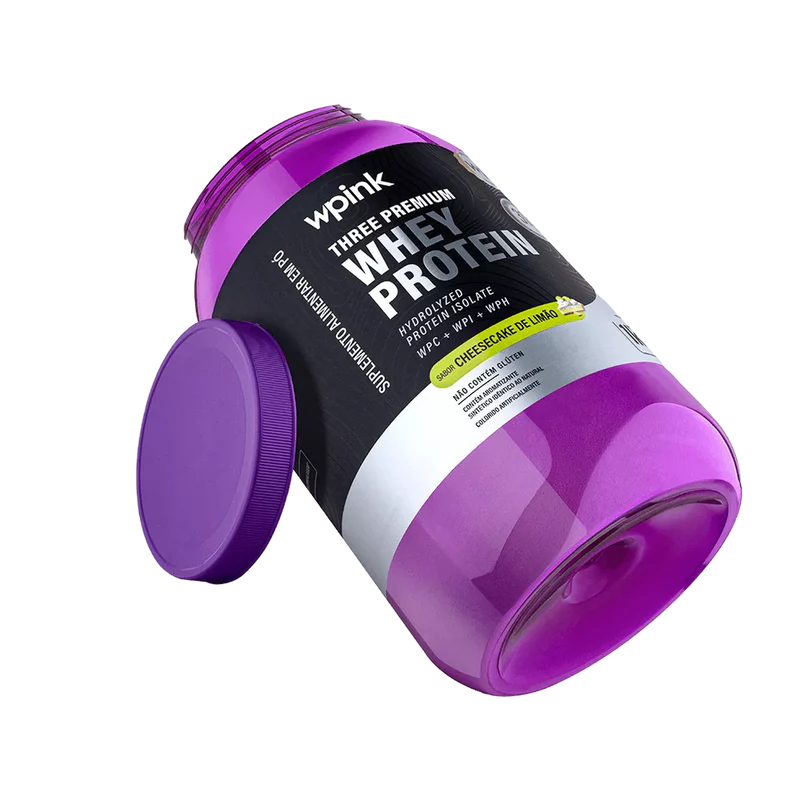 three premium whey protein cheesecake de limão 3w - (1kg) - wp - Imagem 6