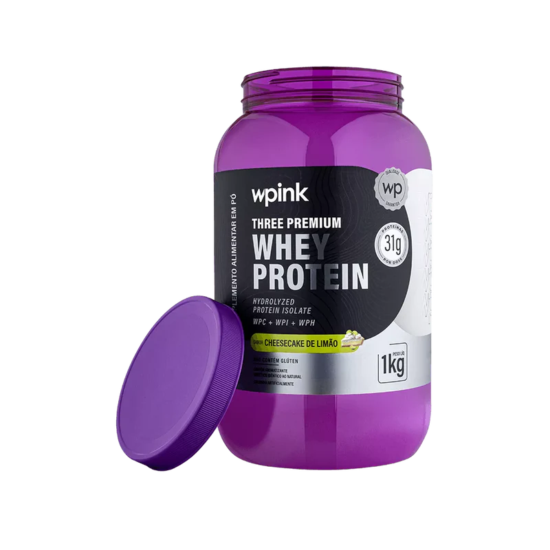three premium whey protein cheesecake de limão 3w - (1kg) - wp - Imagem 7