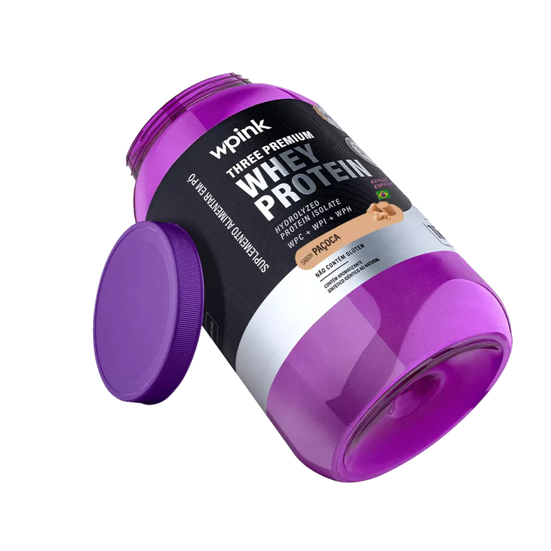 three premium whey protein paçoca 3w - (1kg) - wp - Imagem 5