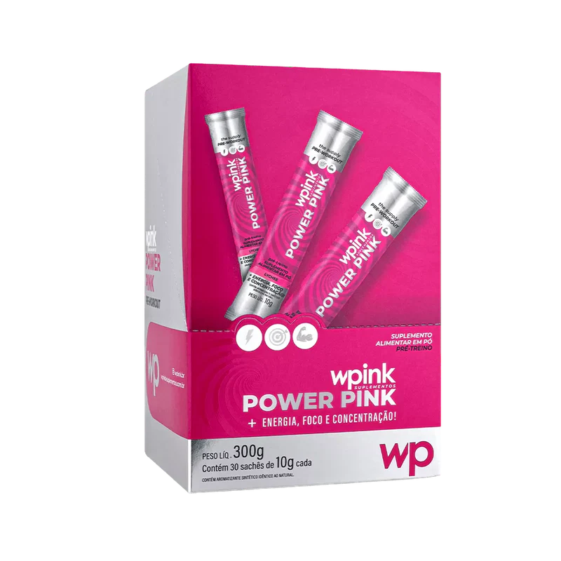 power pink de lichia - pré-treino - 300g - wp - Imagem 4