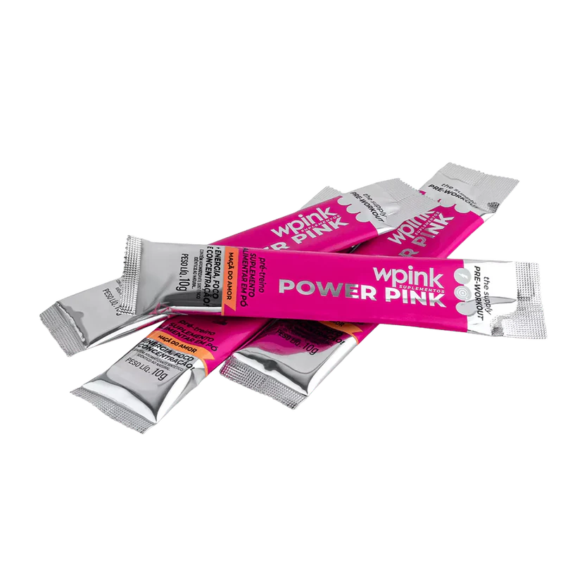 power pink de maçã do amor - pré-treino - 300g - wp - Imagem 2