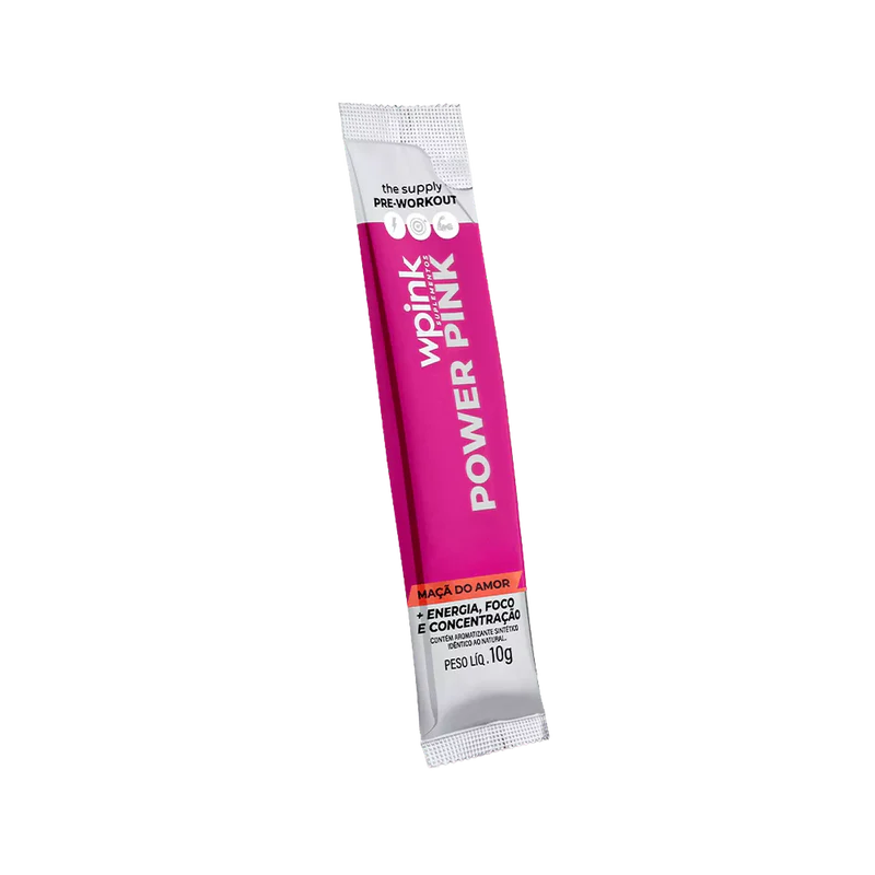 power pink de maçã do amor - pré-treino - 300g - wp - Imagem 3