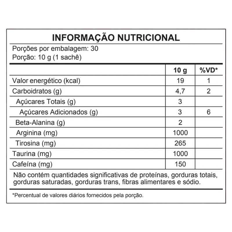 power pink de maçã do amor - pré-treino - 300g - wp - Imagem 7