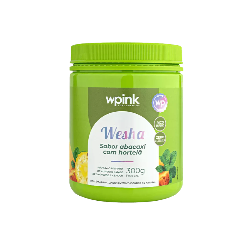 wesha chá verde e abacaxi - 300g - wp