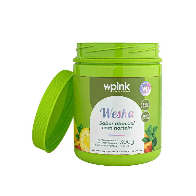wesha chá verde e abacaxi - 300g - wp - Imagem 2
