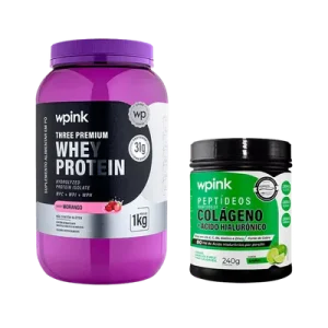 whey protein morango + colágeno limão - wp
